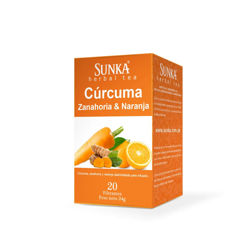 Te Sunka Curcuma, Zanahoria y Naranja