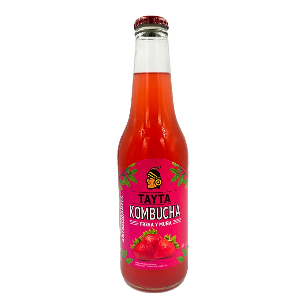Tayta Kombucha Fresa y Muña