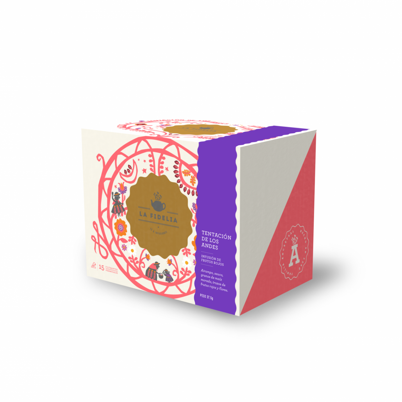 Infusion Tentacion de los Andes (Frutos Rojos Peruanos) sobre 2.5grs.