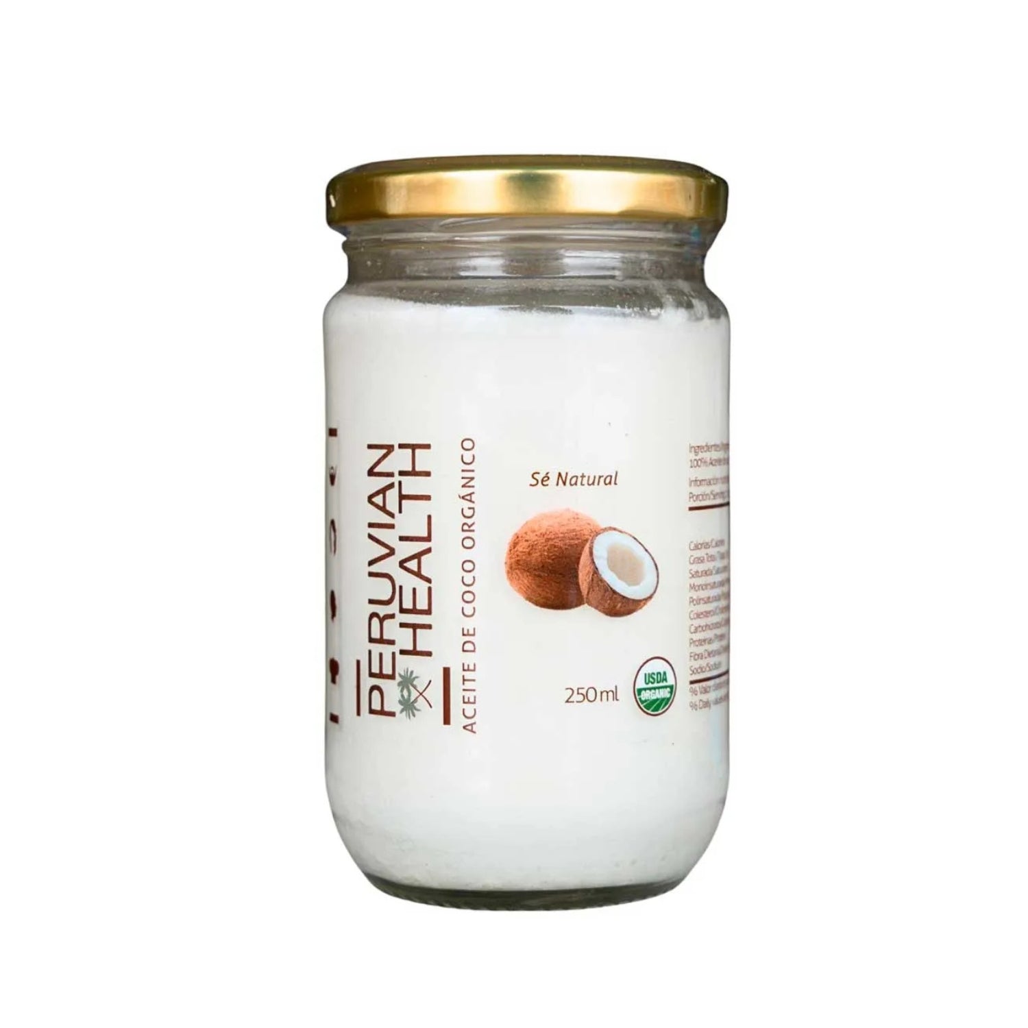 Aceite de Coco Organico Peruvian Health 250ML