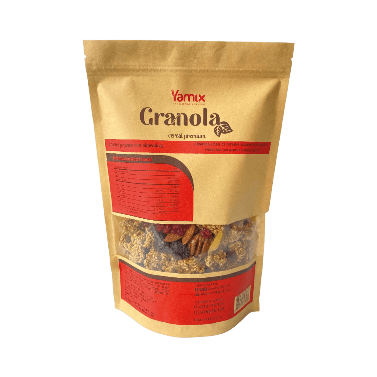 Granola Cereal Premium 500grs. Yamix