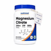 Magnesium Citrate Nutricost Polvo