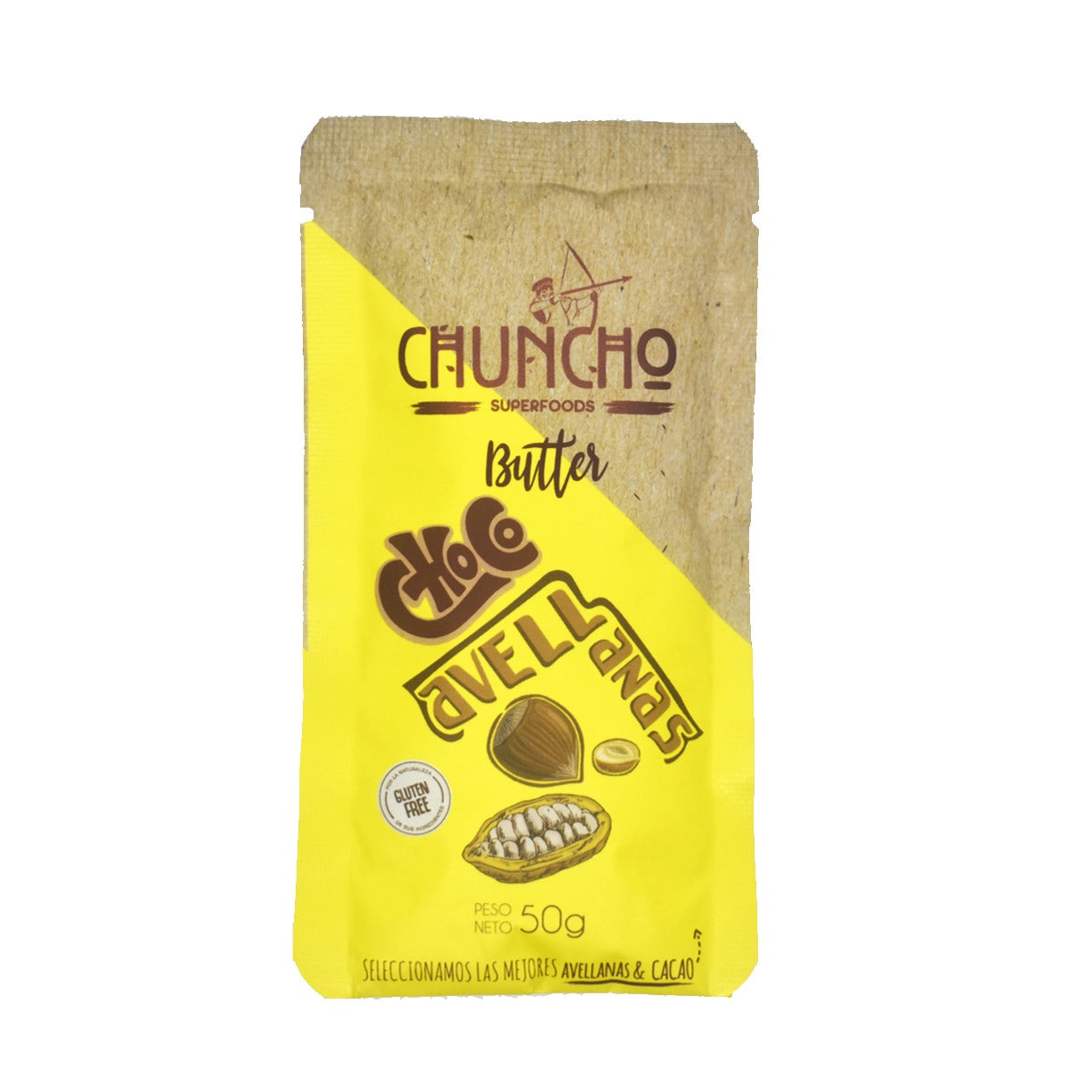 Mantequilla de ChocoAvellana 50grs. Calypso