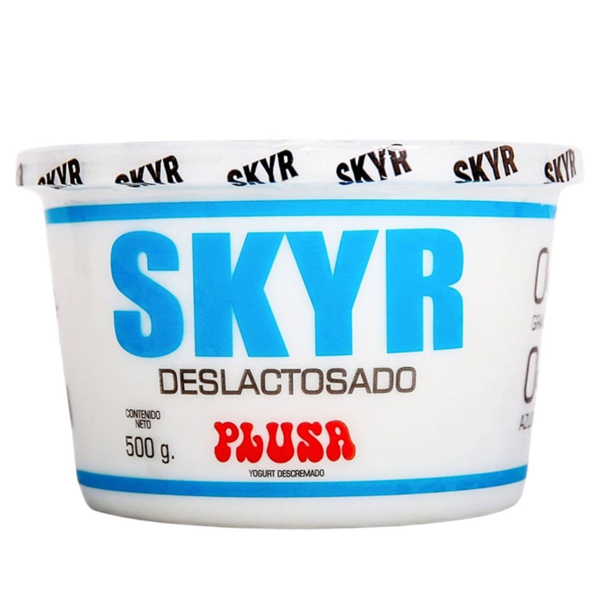 Yogurt Deslactosada Skyr Plusa 500grs.