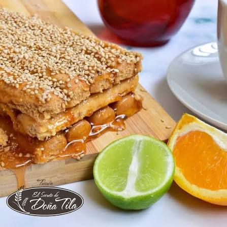 Turron Doña Tila sabor Naranja Limon 480grs.