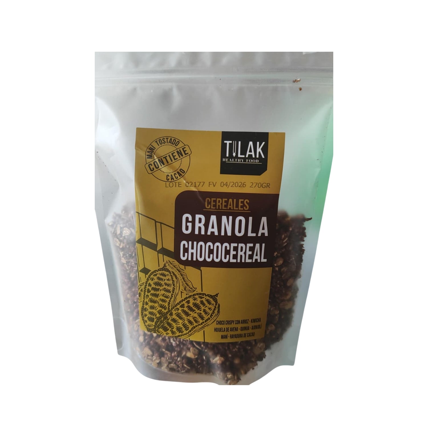 Granola ChocoCereal 270grs. Tilak