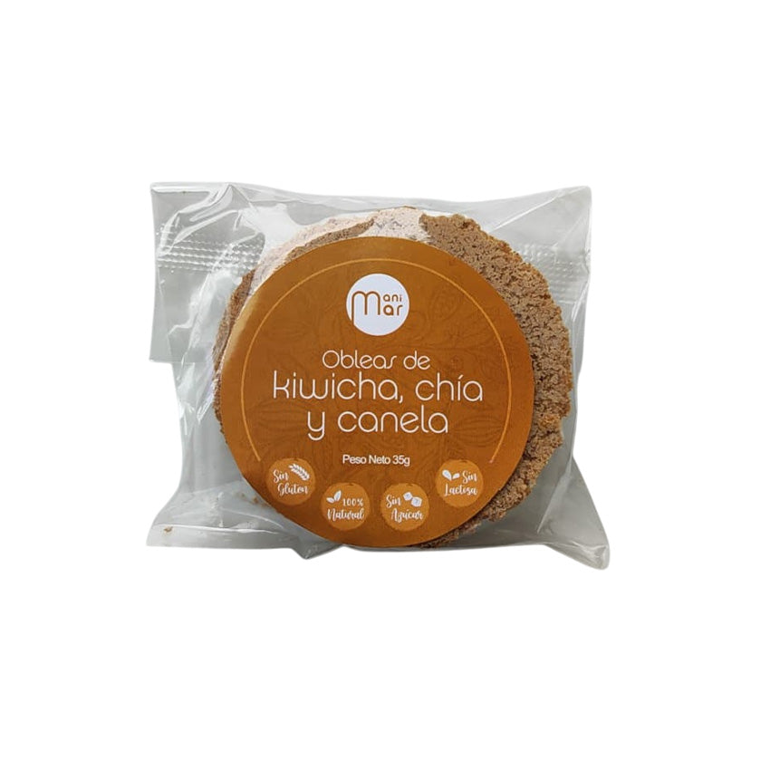 Obleas de Kiwicha, Chia, Canela