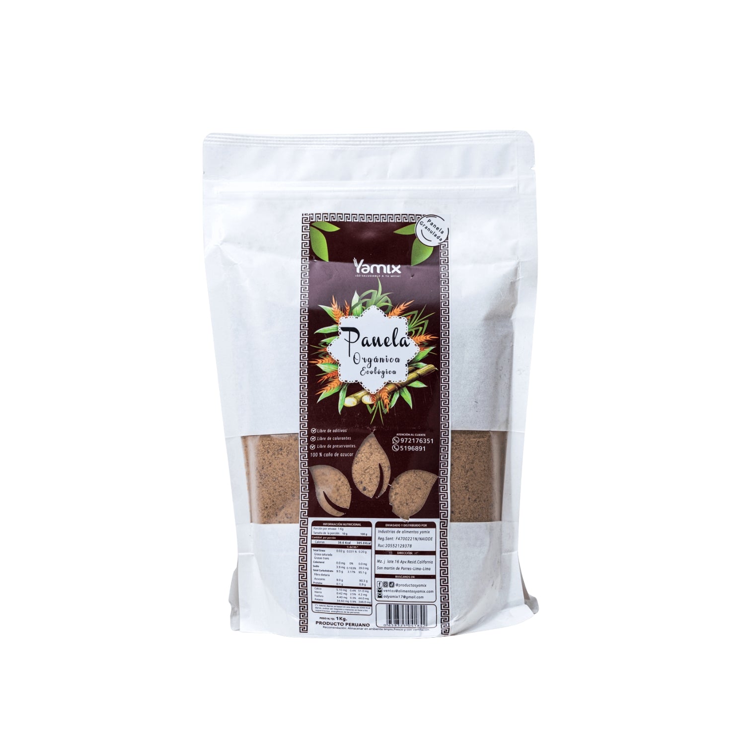 Panela Organica Ecologico Yamix