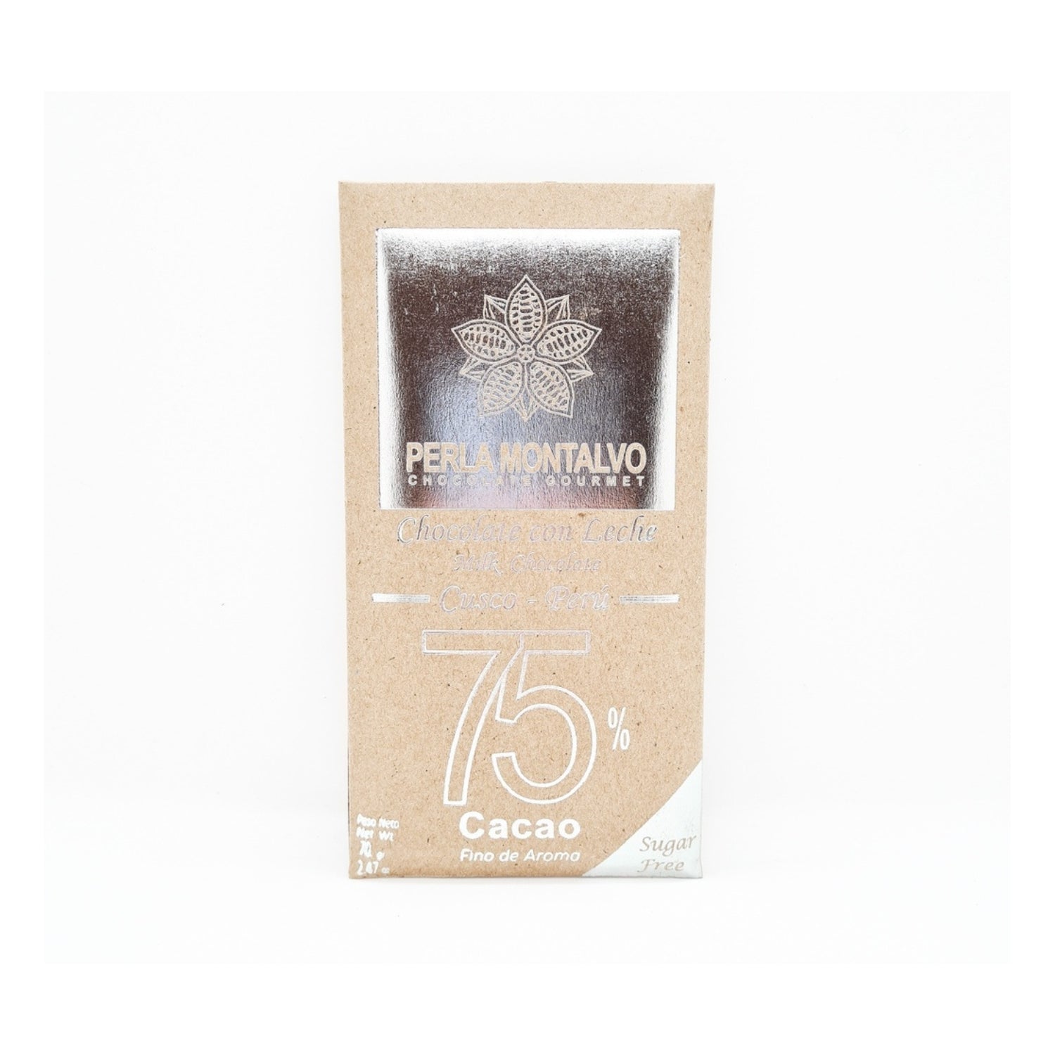Chocolate Bitter Perla Montalvo 70grs.