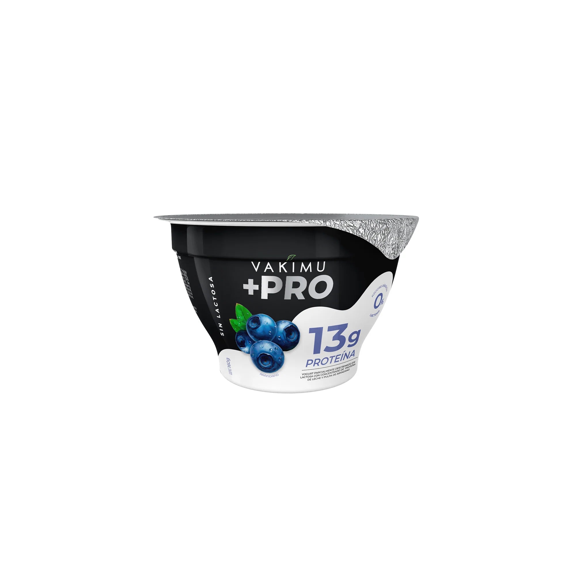Yogurt Vakimu +Pro 13g Proteina Sabor Arandano 160gr