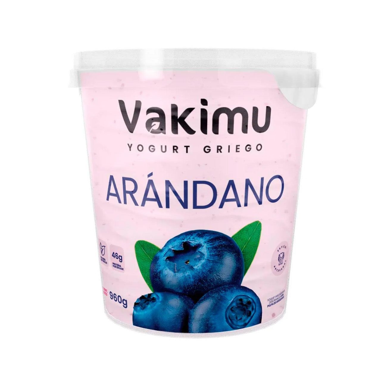 Yogurt Griego Vakimu Arándano 960grs.