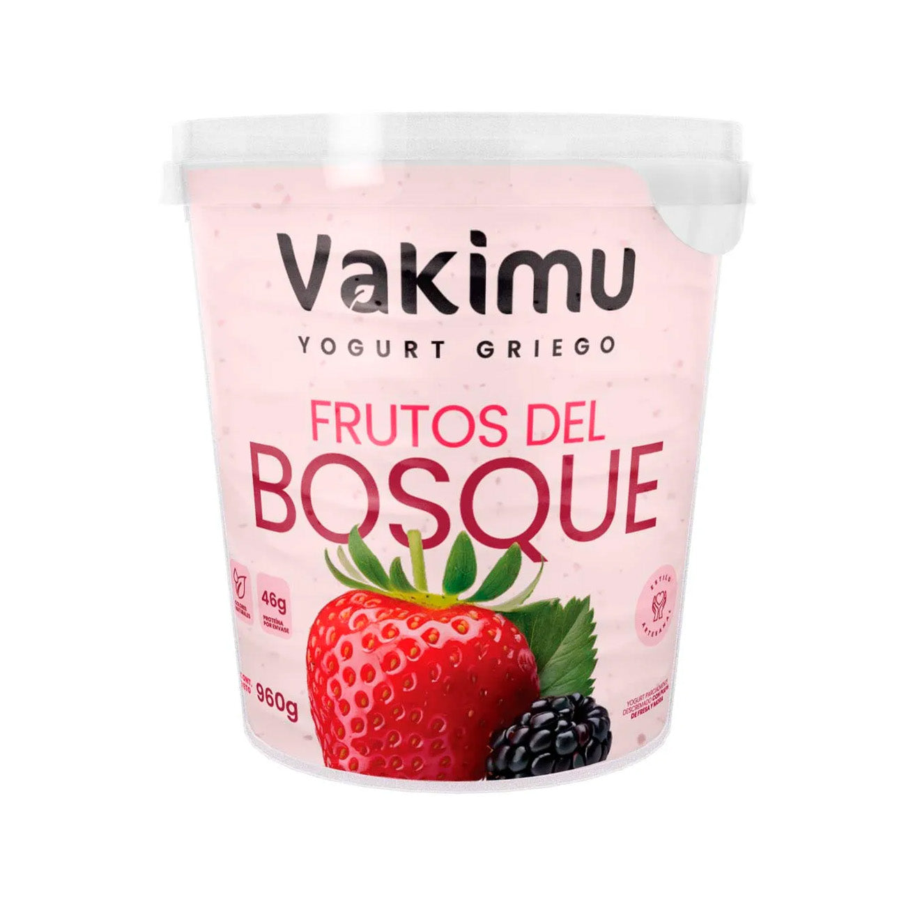 Yogurt Griego Vakimu Frutos del Bosque 960grs.